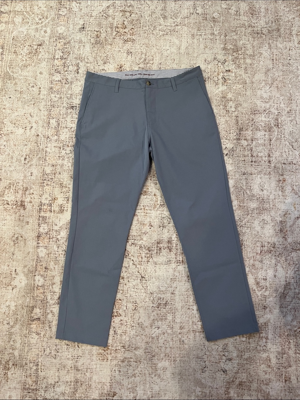 Men’s Rhône Commuter Pant 35x32 Steel Blue Gray NWOT